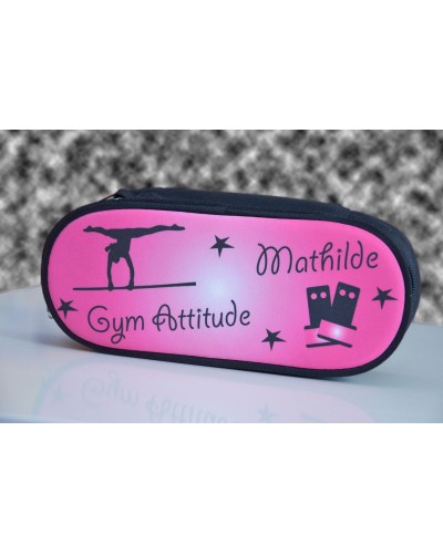 Trousse personnalisée fushia