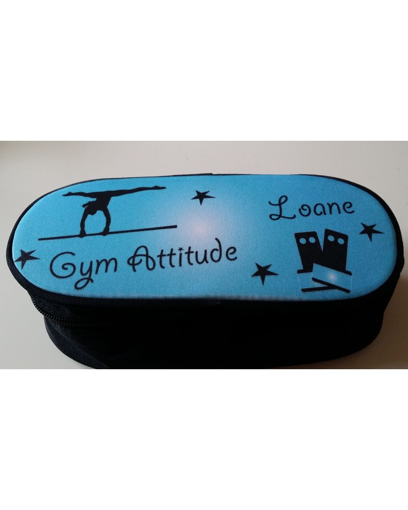 Trousse personnalisée turquoise