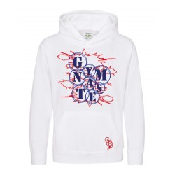 sweat capuche blanc Gymnaste 2022