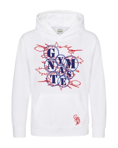 sweat capuche blanc Gymnaste 2022