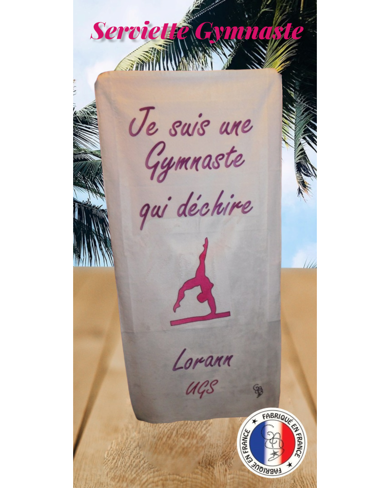 Serviette Gymnaste