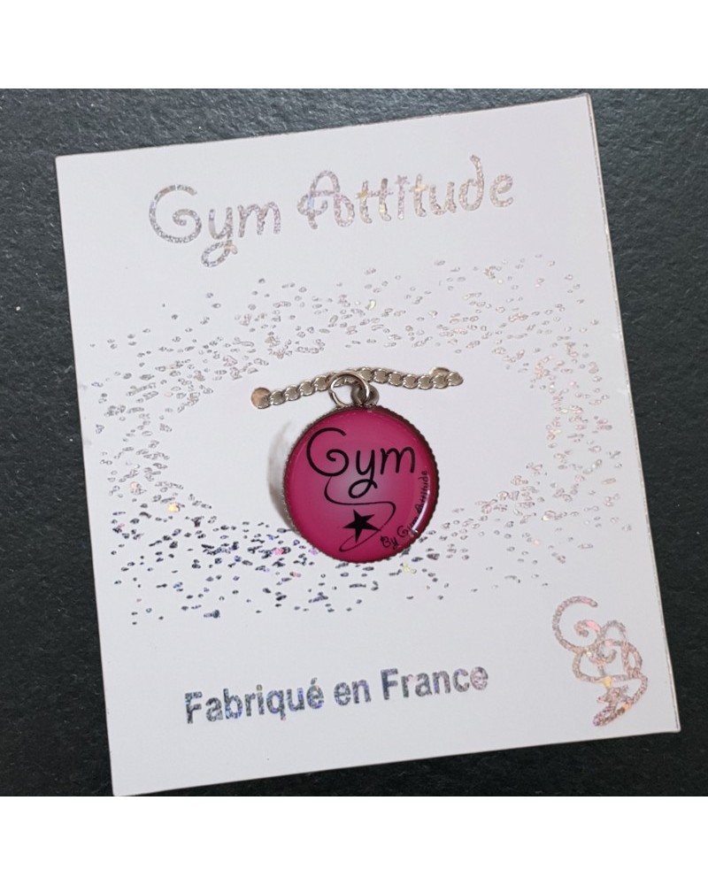 Collier avec pendentif GYM rose