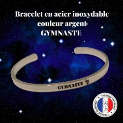 Bracelet "GYMNASTE" en acier inoxydable