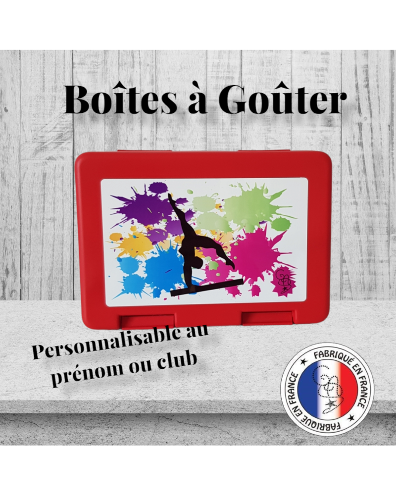 Boîte à goûter rouge