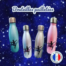 bouteille isotherme pailletée