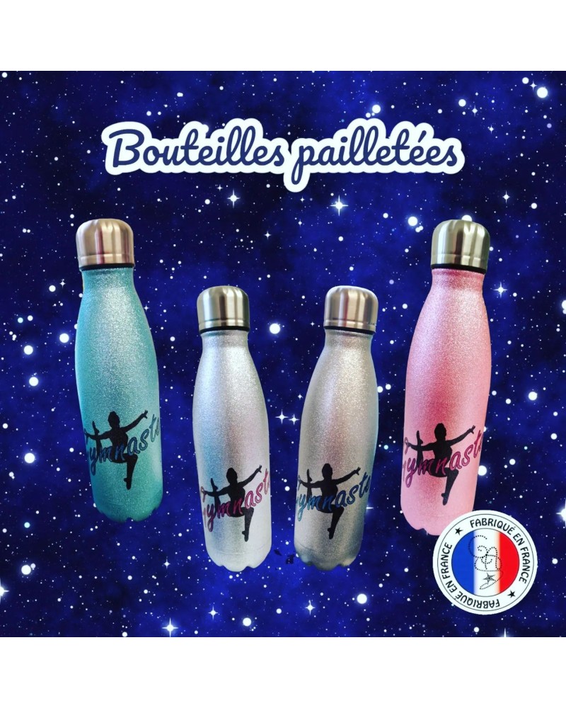 bouteille isotherme pailletée