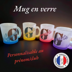 Mug en verre Gymnaste