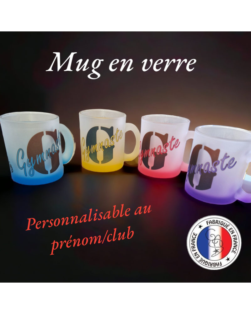 Mug en verre Gymnaste