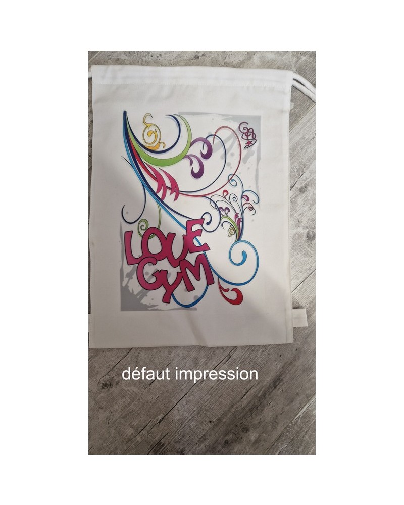 Gym Sac blanc PETITS DEFAUTS