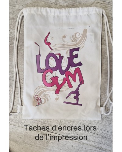 Gym Sac blanc PETITS DEFAUTS