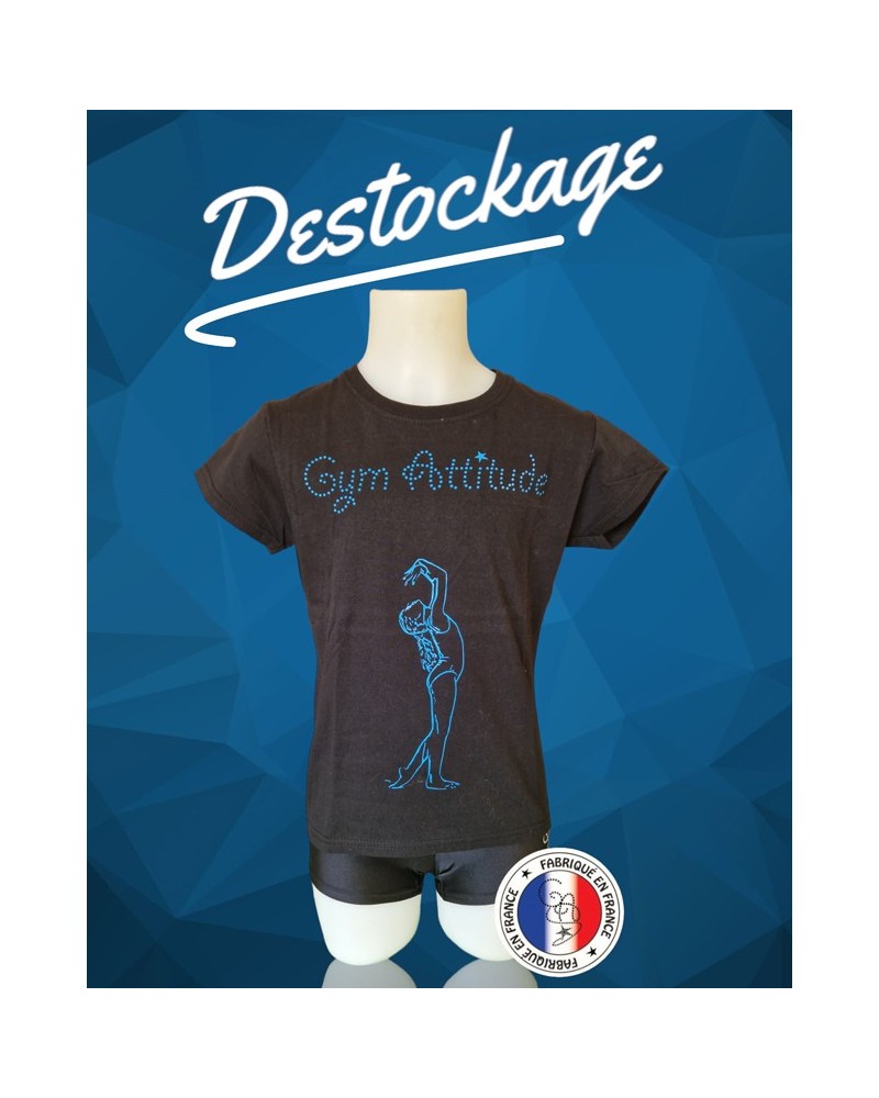 T-shirt cintré noir SARA