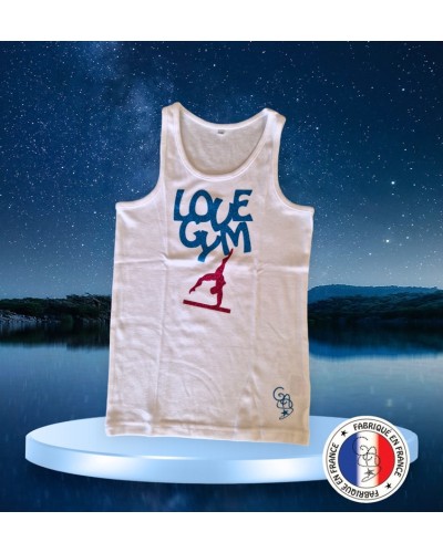 Deb blanc Love Gym Poutre