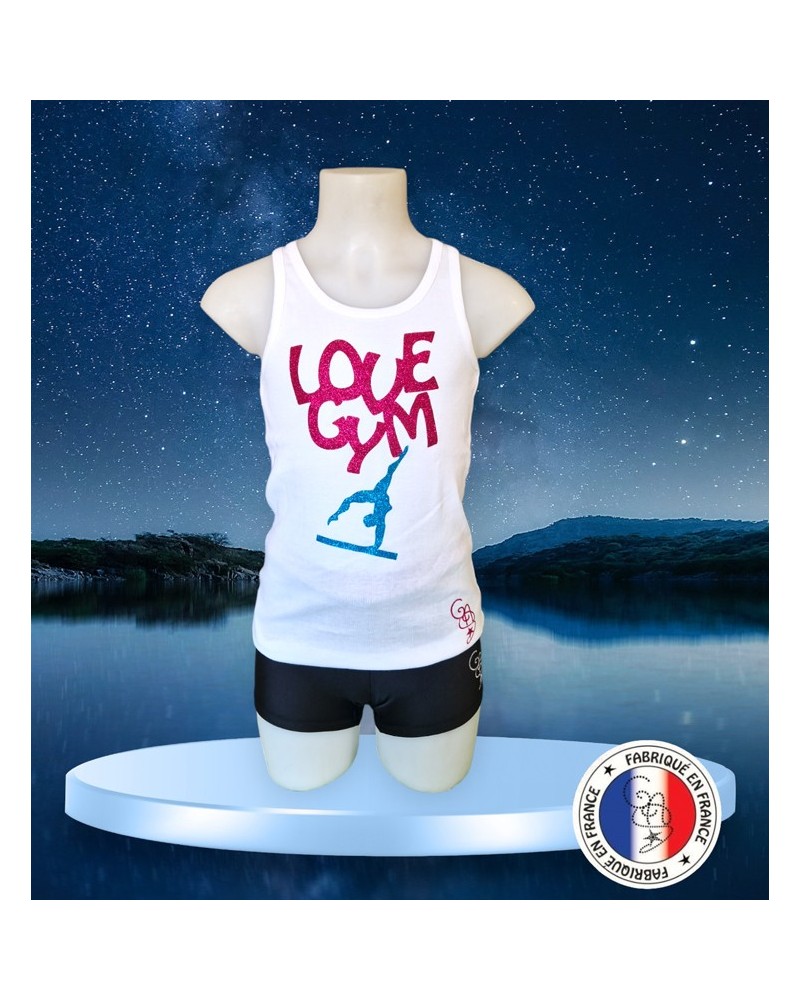 Deb blanc Love Gym Poutre