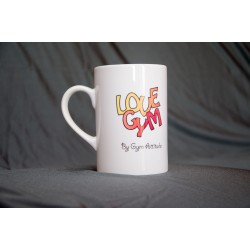 Mug love gym + poutre rouge