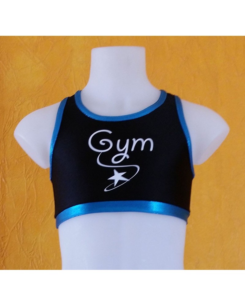 Brassière noir et bleu gym