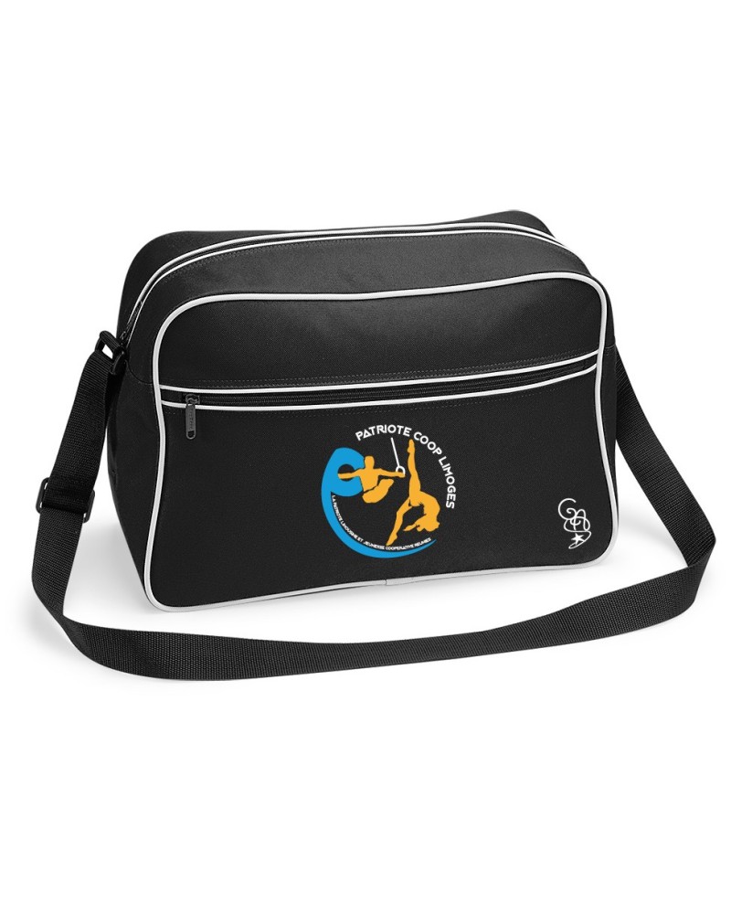 sac bandoulière noir et blanc