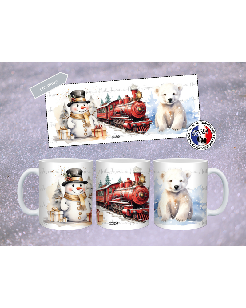 Mug Noël Bonhomme de neige