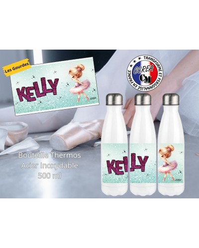 Bouteille Thermos personnalisé enfant Modèle Danseuse