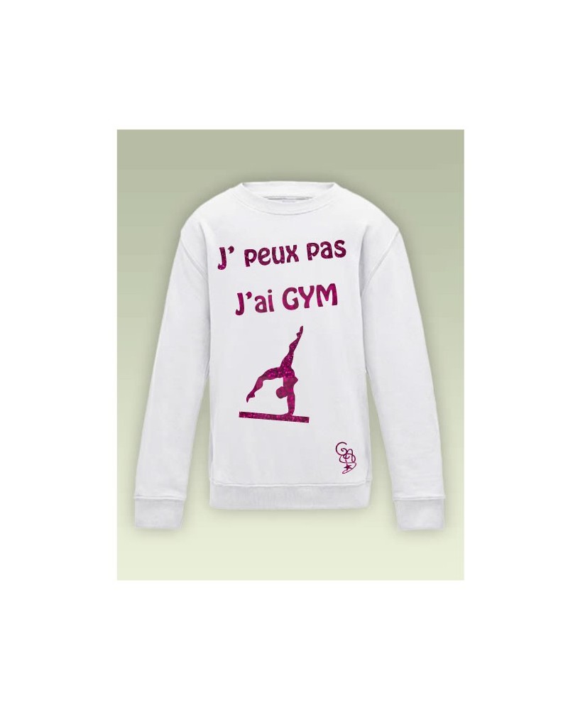 Sweat " j'peux pas j'ai gym "