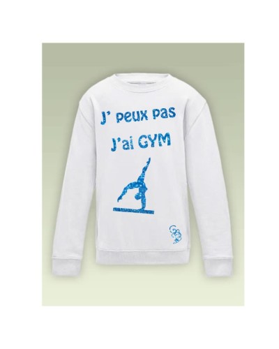 sweat jpeux pas j'ai gym