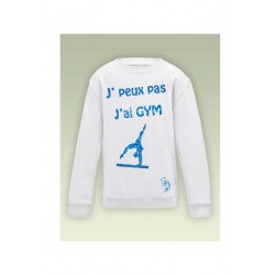 sweat jpeux pas j'ai gym personnalisé