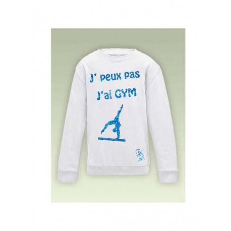 sweat jpeux pas j'ai gym personnalisé