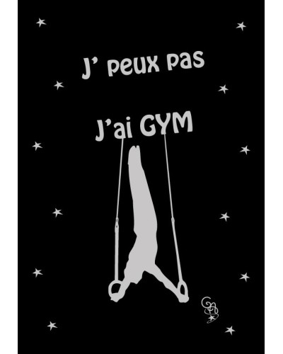 Housse de couette J'peux pas j'ai gym
