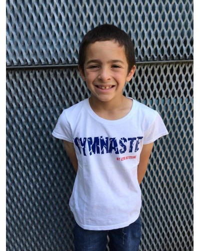 Tshirt blanc gymnaste 2018