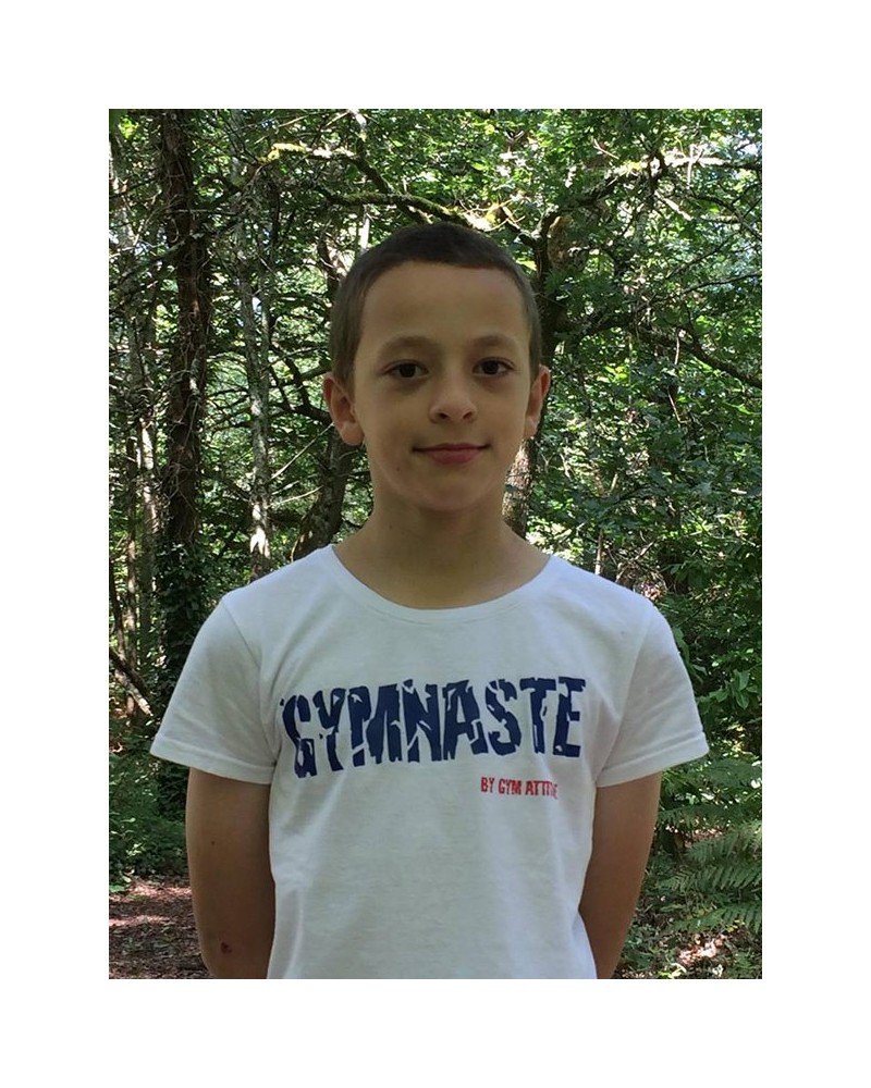 Tshirt blanc gymnaste 2018