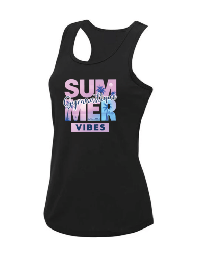 Débardeur Noir Summer Vibes