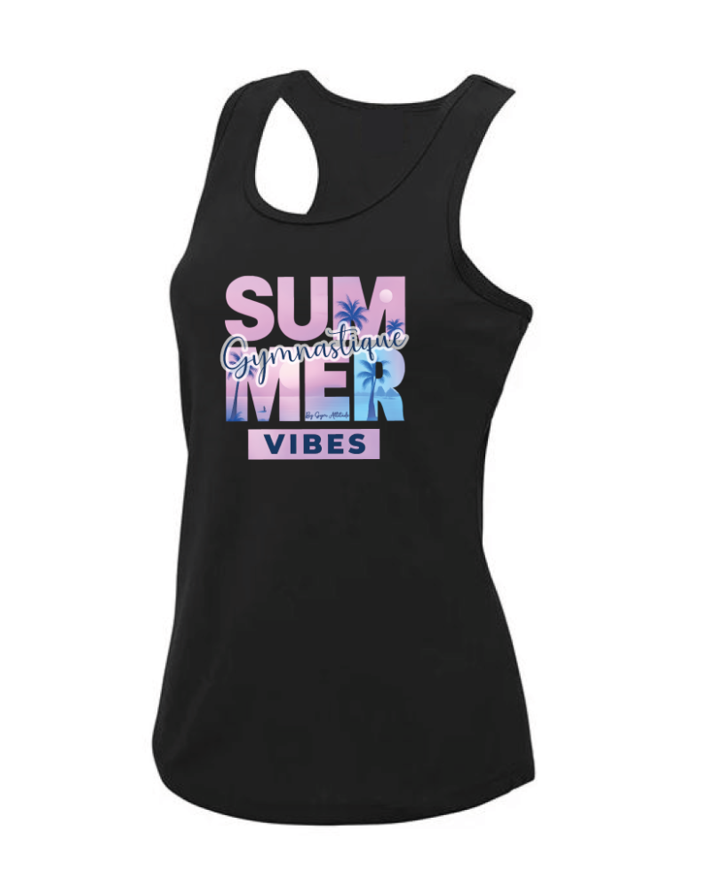 Débardeur Noir Summer Vibes