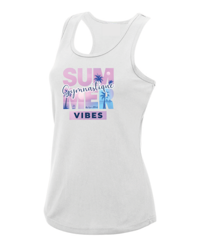 Débardeur Blanc Summer Vibes