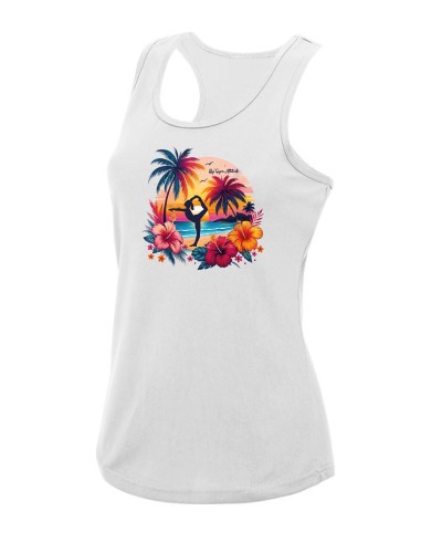 Débardeur Blanc Summer PALMIER