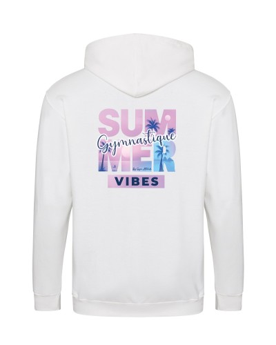 Sweat Gymnastique Summer Vibes Blanc