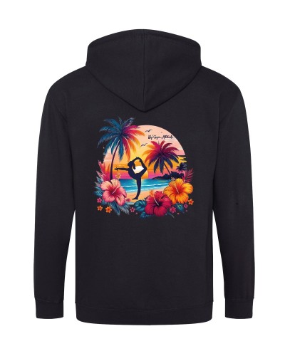 Sweat Gymnastique Summer Palmier Noir