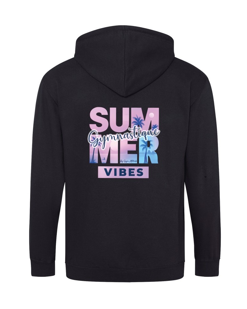 Sweat Gymnastique Summer Vibes Noir