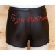 Short noir strass Gym Attitude rouge