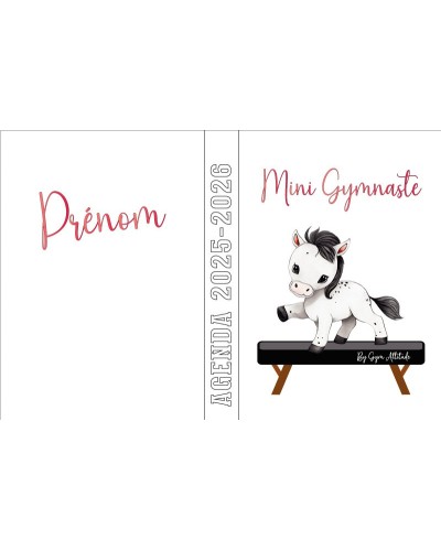 Agenda scolaire 2025-2026 Poney