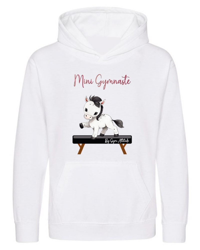 sweat capuche Poney