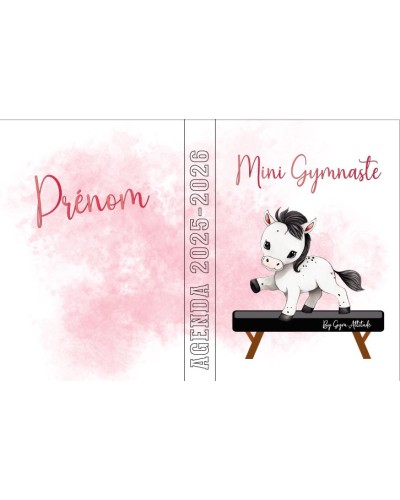Agenda scolaire 2025-2026 Poney
