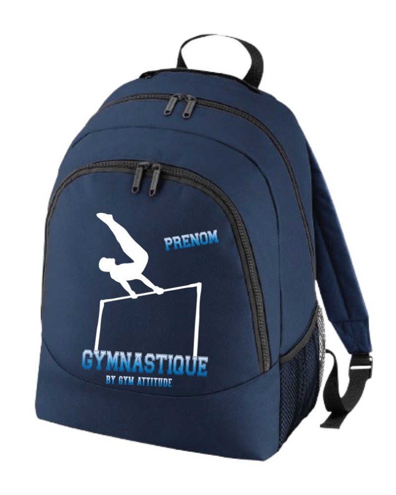 Sac à dos avec motif GAM Barre fixe, Gymnastique et prénom