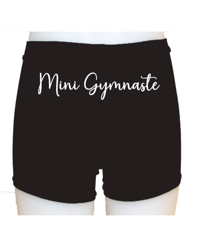 Short Noir Mini Gymnaste