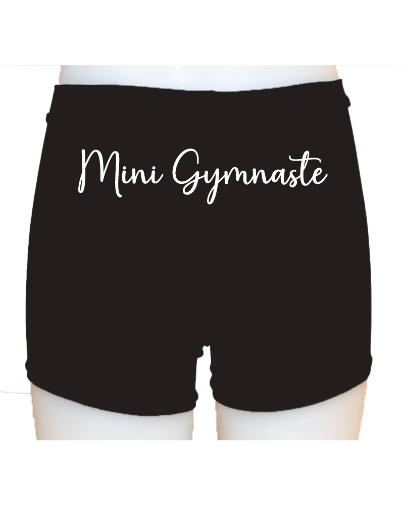 Short Noir Mini Gymnaste