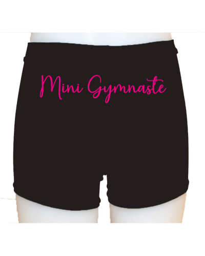 Short Noir Mini Gymnaste