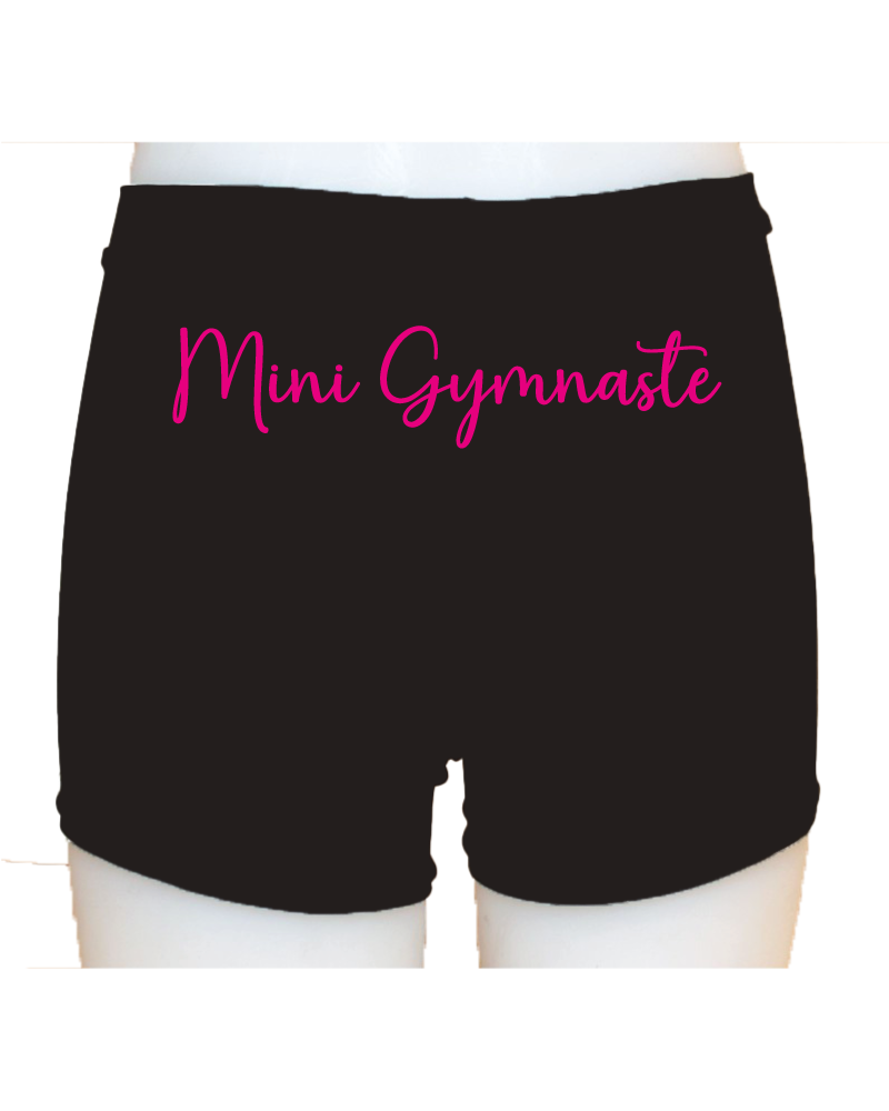 Short Noir Mini Gymnaste