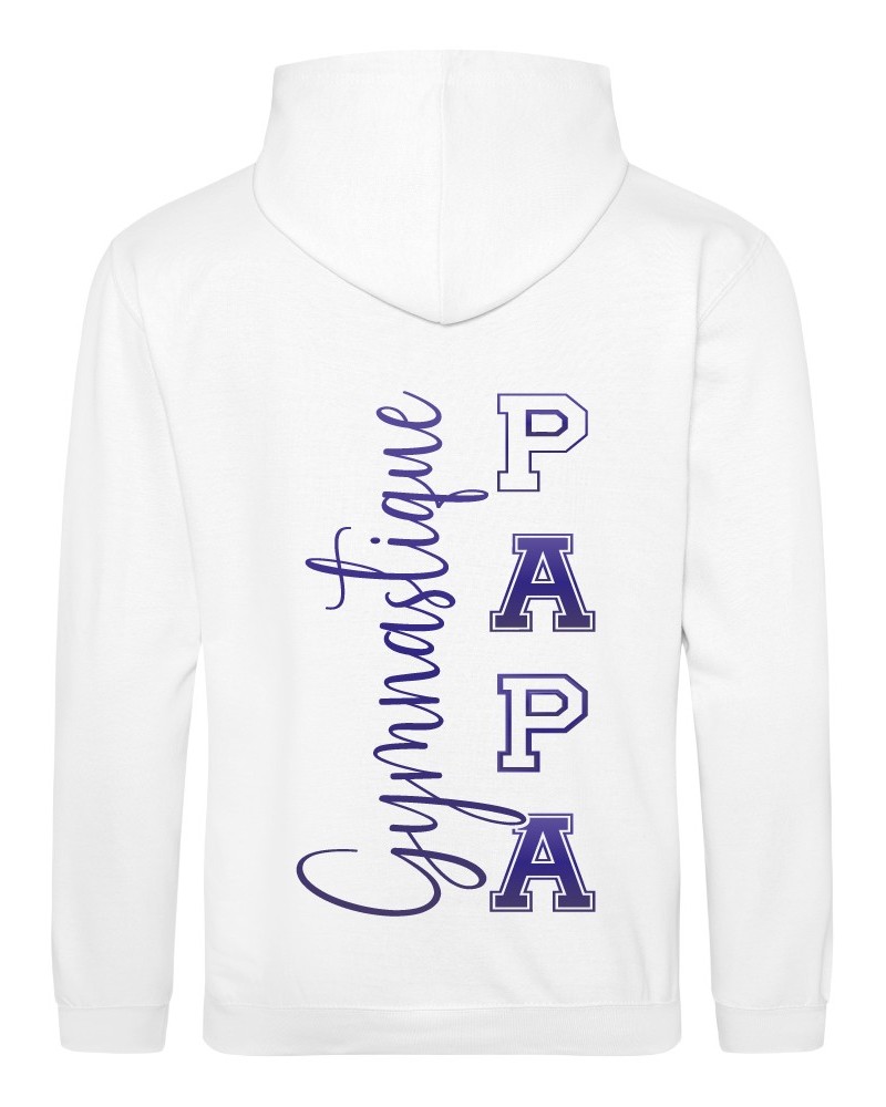 Sweat Capuche Papa Gymnastique