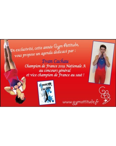 Agenda scolaire 2019 - 2020 GYM COLOR GAM