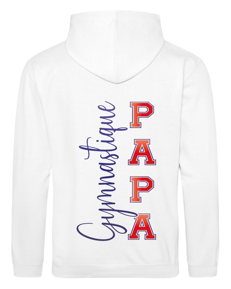 Sweat Capuche Papa Gymnastique