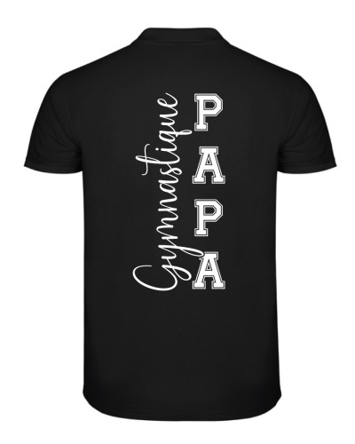 Tshirt Noir Maman GYMNASTIQUE