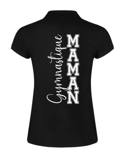 Tshirt Noir Maman GYMNASTIQUE